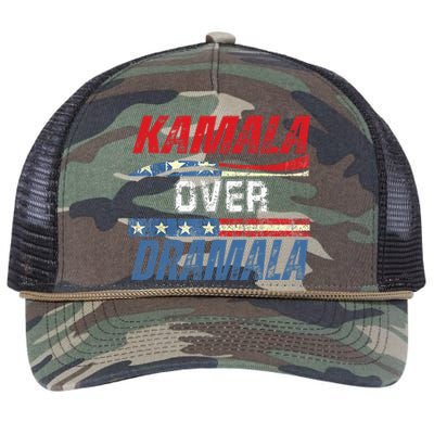 Kamala Over Dramala Retro Rope Trucker Hat Cap