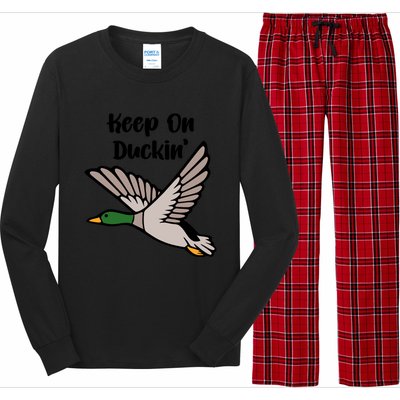 Keep On Duckin Long Sleeve Pajama Set