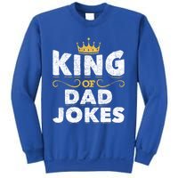 King Of Dad Jokes Crown Rad Jokes Puns Funny Dad Jokes Gift Sweatshirt