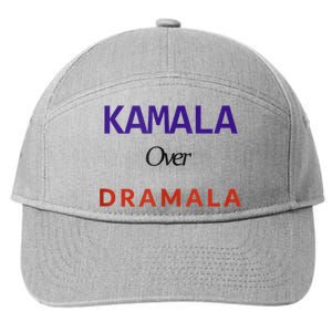 Kamala Over Dramala 7-Panel Snapback Hat