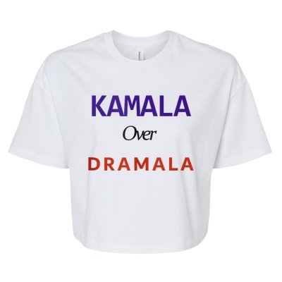 Kamala Over Dramala Bella+Canvas Jersey Crop Tee