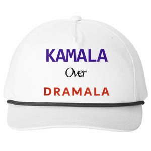 Kamala Over Dramala Snapback Five-Panel Rope Hat