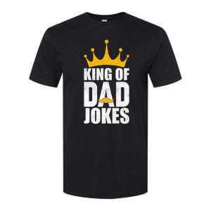 King Of Dad Jokes Funny Fathers Day Saying Gift Softstyle CVC T-Shirt