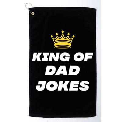 King Of Dad Jokes Funny Gift Golf Towel