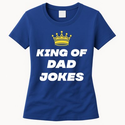 King Of Dad Jokes Funny Gift Womens T-Shirt