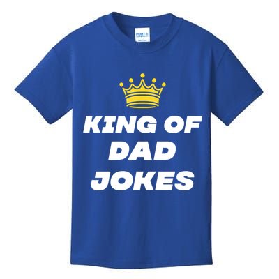 King Of Dad Jokes Funny Gift Kids T-Shirt