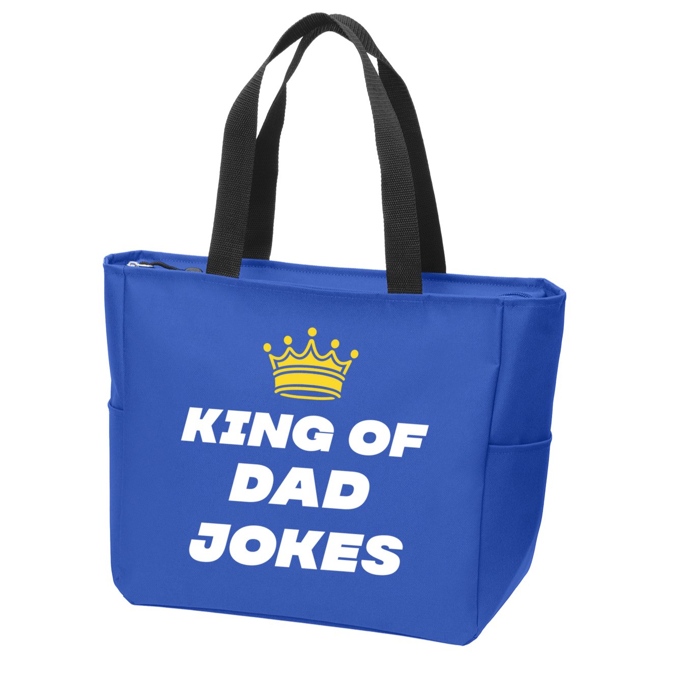 King Of Dad Jokes Funny Gift Zip Tote Bag