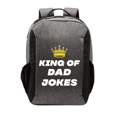 King Of Dad Jokes Funny Gift Vector Backpack