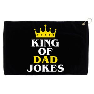 King Of Dad Jokes Funny Puns Rad Jokes Humorous Dad Jokes Cute Gift Grommeted Golf Towel