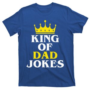 King Of Dad Jokes Funny Puns Rad Jokes Humorous Dad Jokes Cute Gift T-Shirt