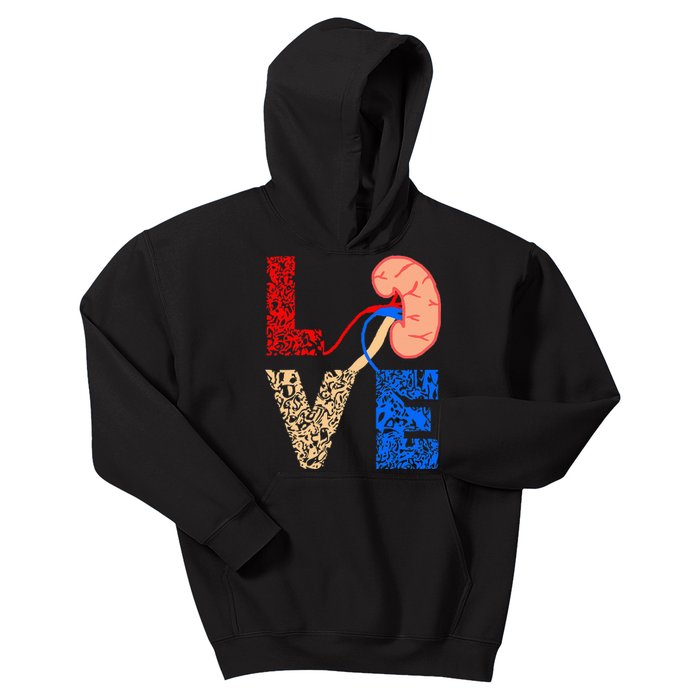 Kidney Organ Donation Love Dialysis Patients Nurse Nursing Kids Hoodie