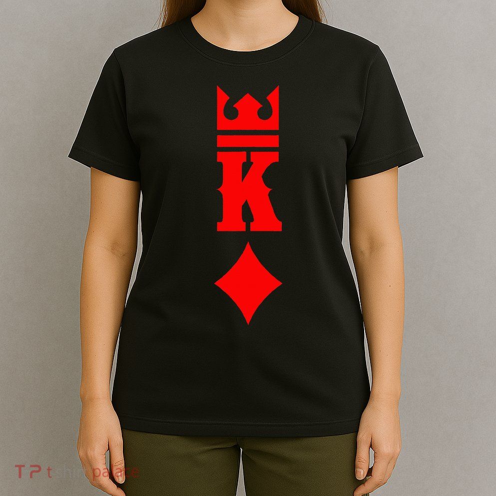 King Of Diamonds Halloween Playing Cards T-Shirt