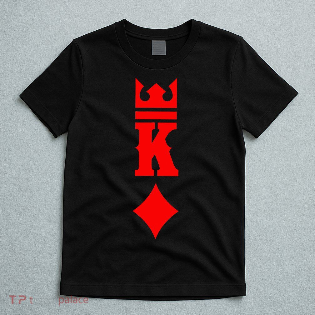 King Of Diamonds Halloween Playing Cards T-Shirt