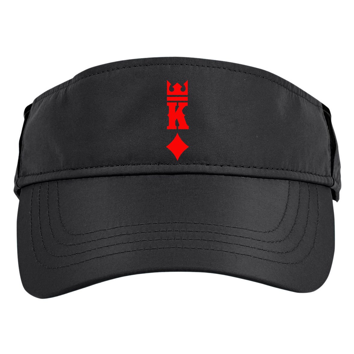 King Of Diamonds Halloween Playing Cards Adult Drive Performance Visor