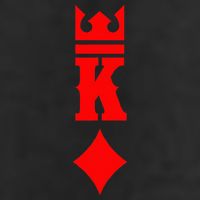 King Of Diamonds Halloween Playing Cards Adult Drive Performance Visor