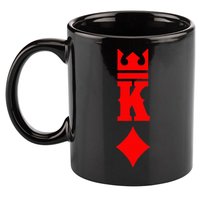 King Of Diamonds Halloween Playing Cards 11oz C Handle Ceramic Mug