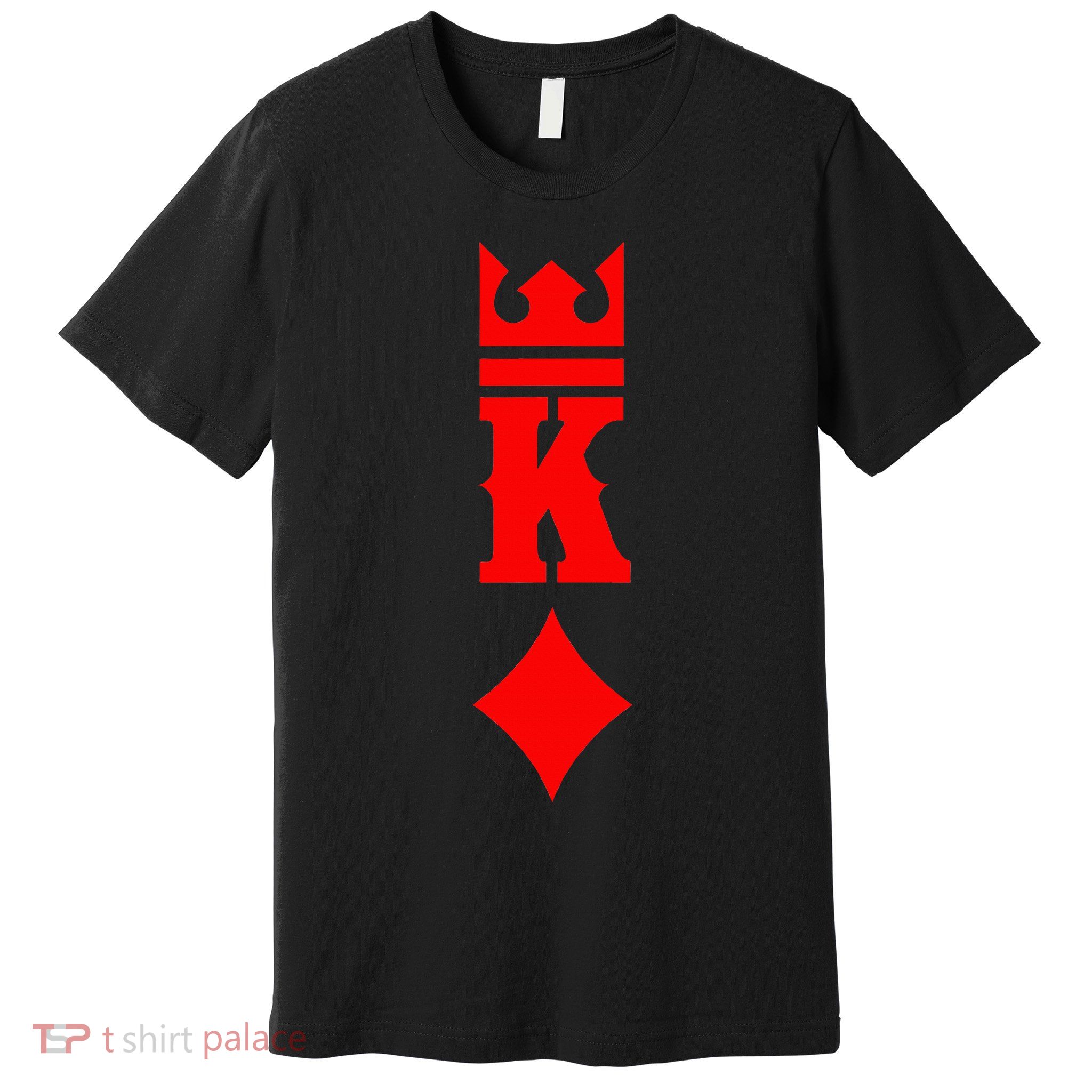 King Of Diamonds Halloween Playing Cards Premium T-Shirt