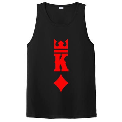 King Of Diamonds Halloween Playing Cards PosiCharge Competitor Tank