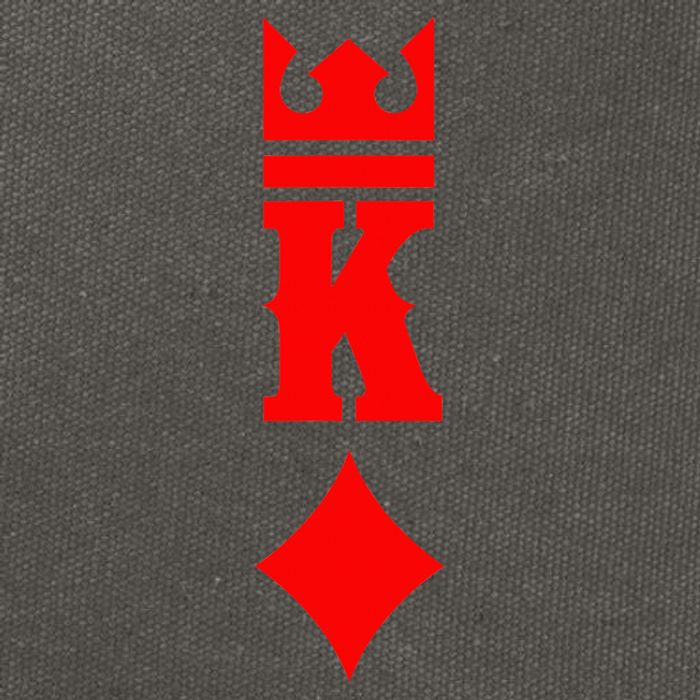 King Of Diamonds Halloween Playing Cards Cotton Canvas Backpack