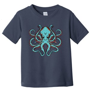 Kraken Octopus Funny Toddler T-Shirt