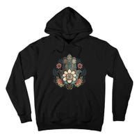 Khamsah Or Flower Hand Of Fatima On Floral Hamsa Hand Tall Hoodie