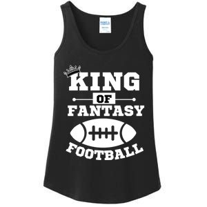 King Of Fantasy Football/ Funny Fantasy Football Ladies Essential Tank