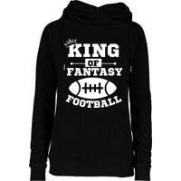 King Of Fantasy Football/ Funny Fantasy Football Womens Funnel Neck Pullover Hood