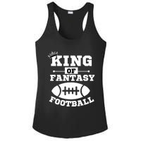 King Of Fantasy Football/ Funny Fantasy Football Ladies PosiCharge Competitor Racerback Tank