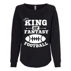 King Of Fantasy Football/ Funny Fantasy Football Womens California Wash Sweatshirt