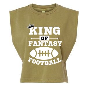 King Of Fantasy Football/ Funny Fantasy Football Garment-Dyed Women's Muscle Tee