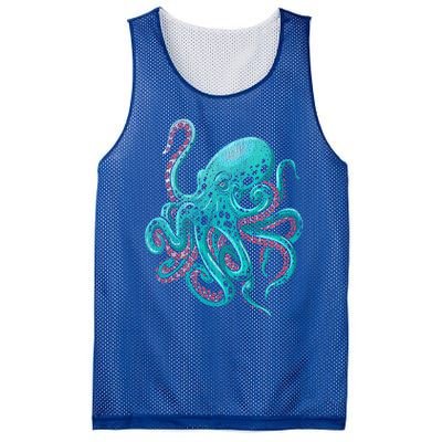 Kraken Octopus Gift Mesh Reversible Basketball Jersey Tank