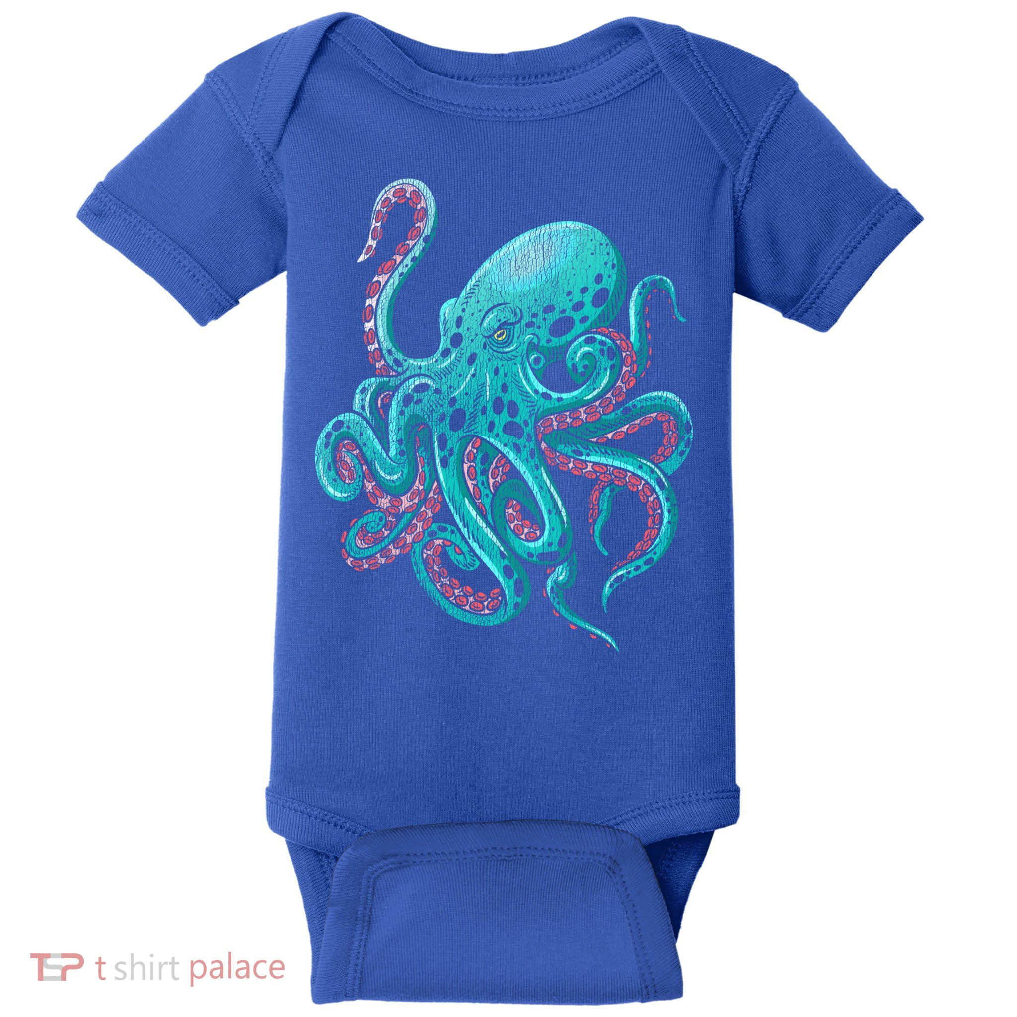 Kraken Octopus Gift Baby Bodysuit
