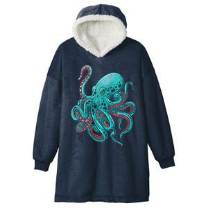 Kraken Octopus Gift Hooded Wearable Blanket