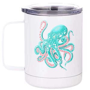 Kraken Octopus Gift 12 oz Stainless Steel Tumbler Cup