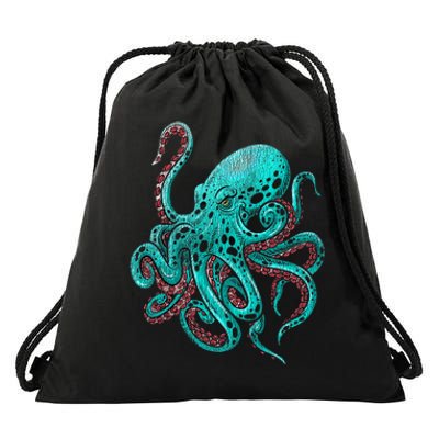 Kraken Octopus Gift Drawstring Bag