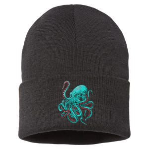 Kraken Octopus Gift Sustainable Knit Beanie