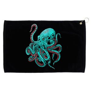 Kraken Octopus Gift Grommeted Golf Towel