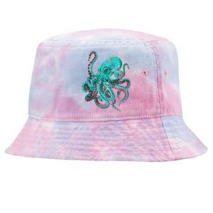 Kraken Octopus Gift Tie-Dyed Bucket Hat