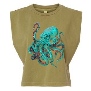 Kraken Octopus Gift Garment-Dyed Women's Muscle Tee