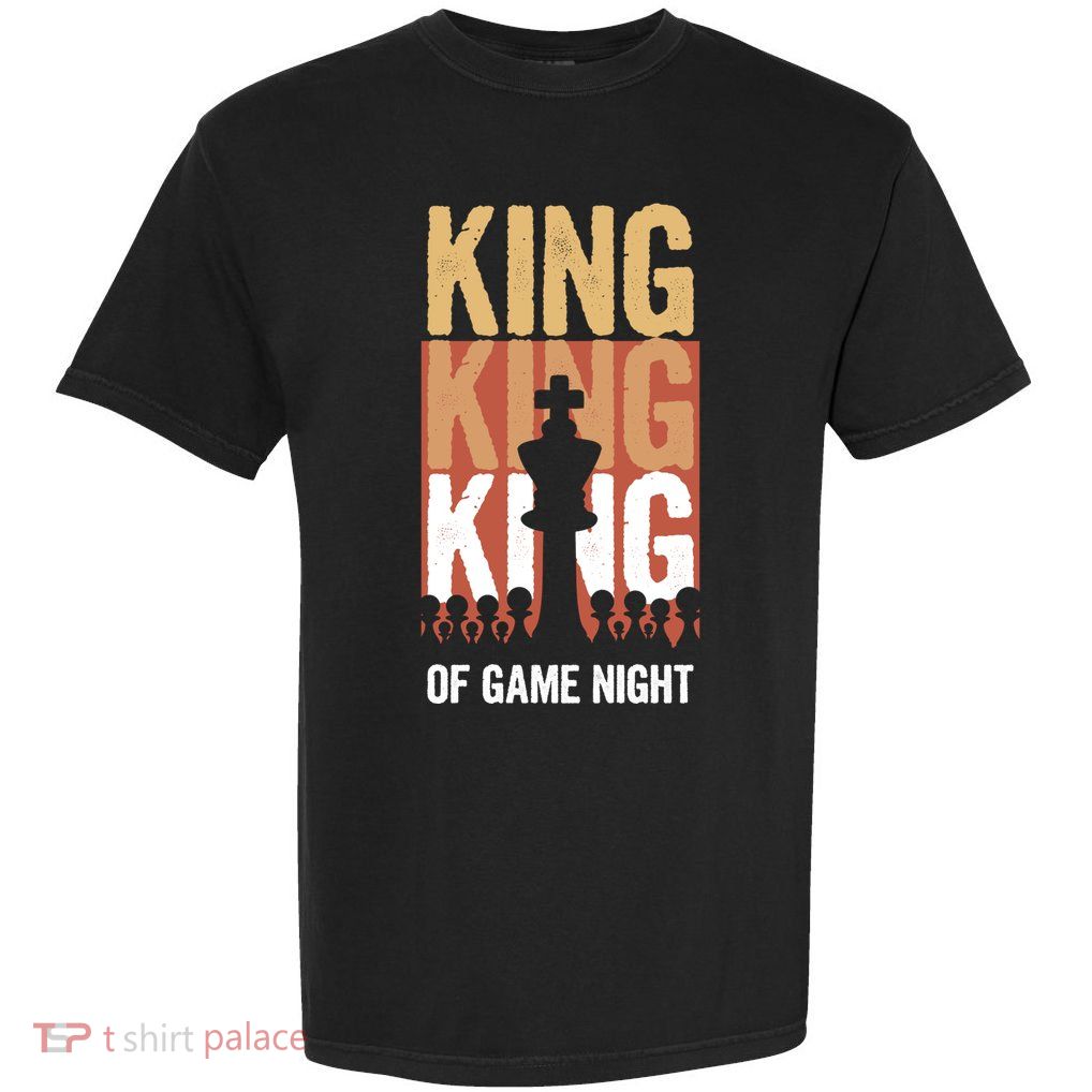 King Of Game Night Funny Gift Garment-Dyed Heavyweight T-Shirt