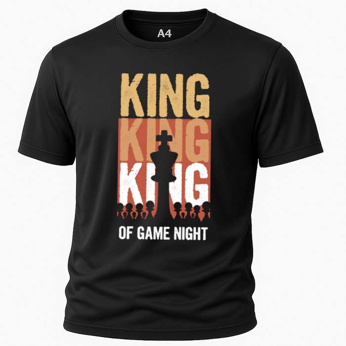 King Of Game Night Funny Gift Cooling Performance Crew T-Shirt