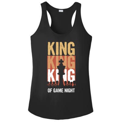 King Of Game Night Funny Gift Ladies PosiCharge Competitor Racerback Tank