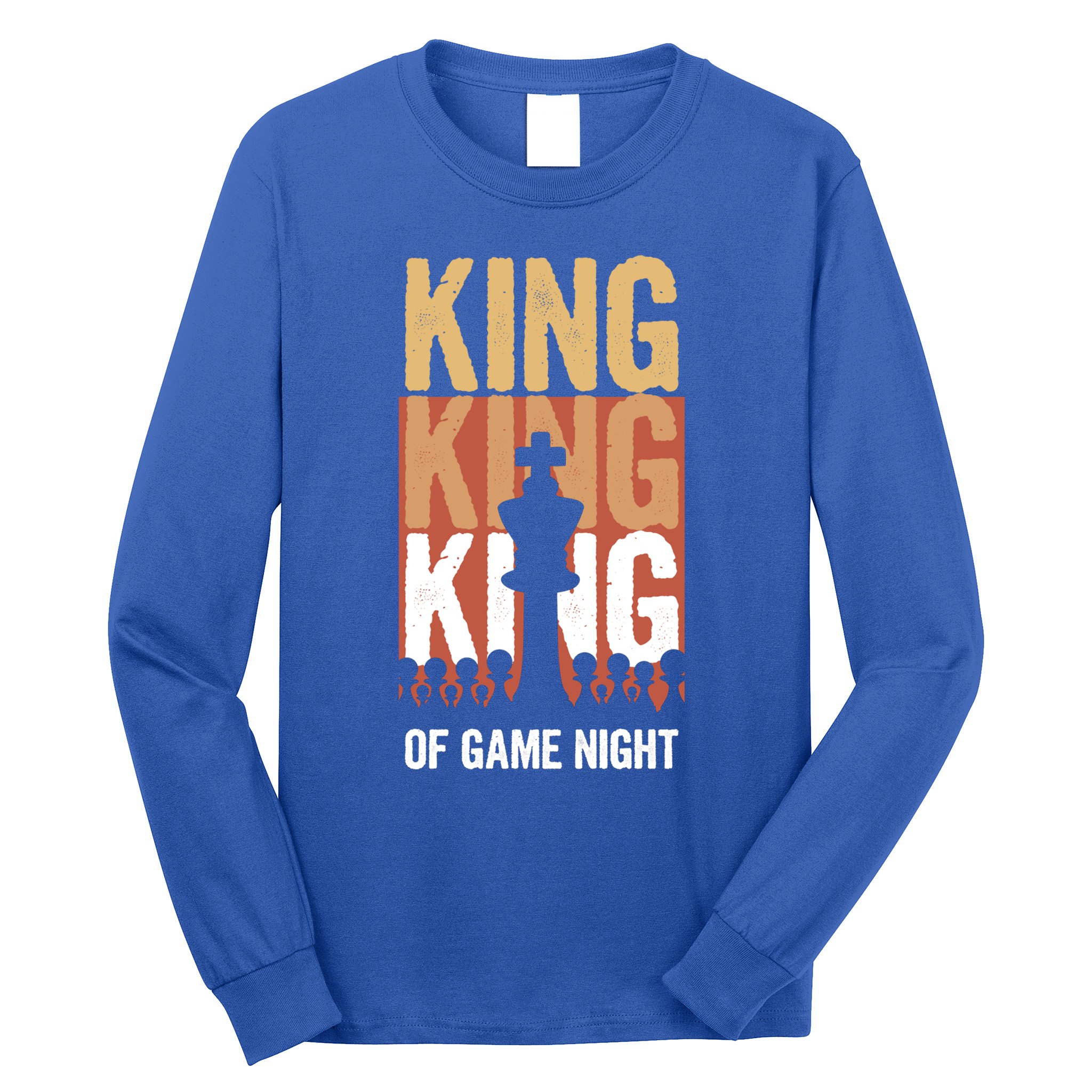 King Of Game Night Funny Gift Long Sleeve Shirt