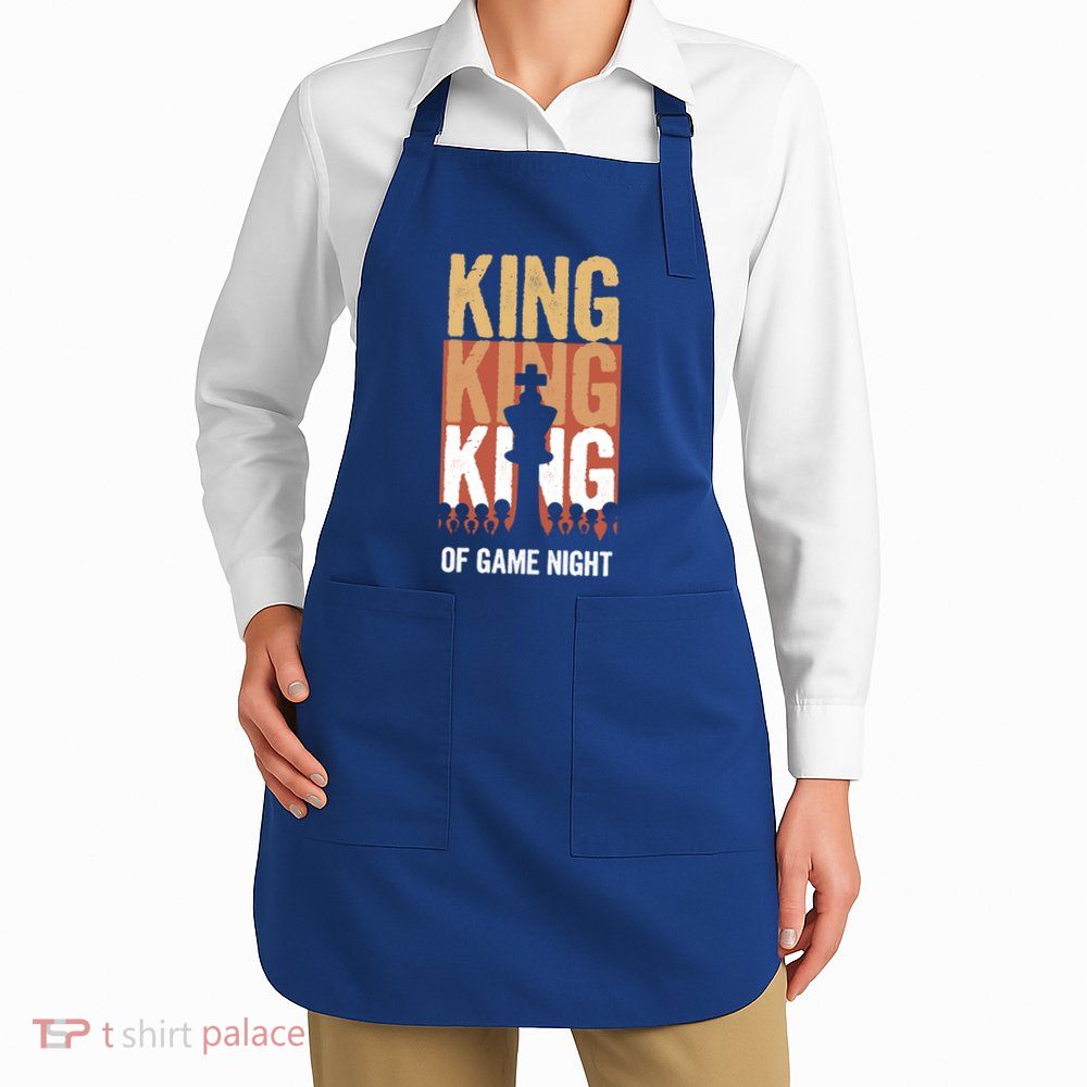 King Of Game Night Funny Gift Apron