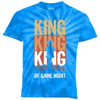 King Of Game Night Funny Gift Kids Tie-Dye T-Shirt