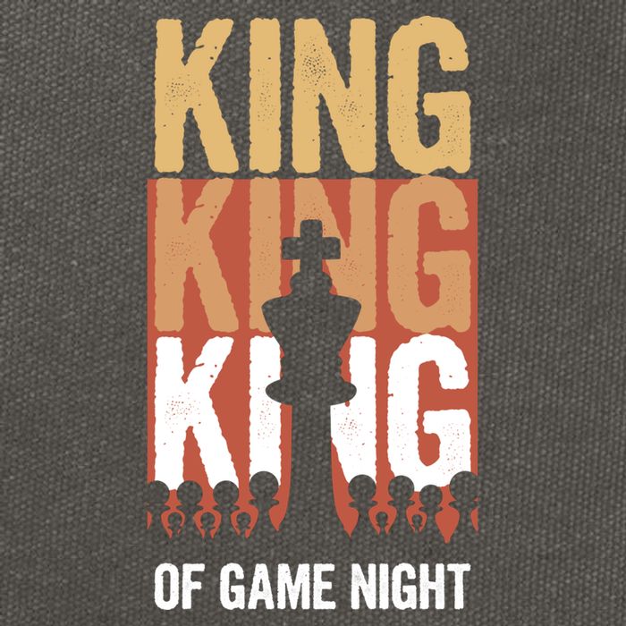 King Of Game Night Funny Gift Cotton Canvas Backpack
