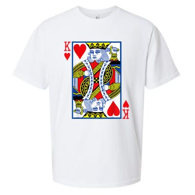 King Of Hearts Costume Playing Card Poker Sueded Cloud Jersey T-Shirt