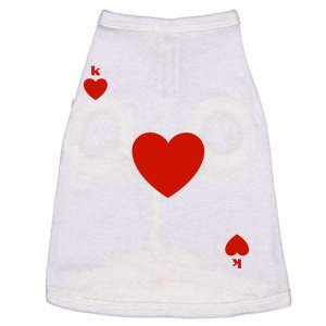 King Of Hearts Playing Card Poker Card Costume Doggie Tank