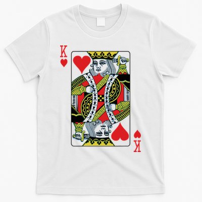 King Of Hearts Playing Card Poker T-Shirt