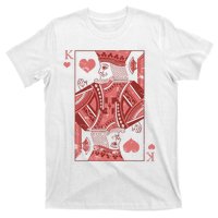 King Of Hearts Valentines Day Cool Vday Couple Matching T-Shirt